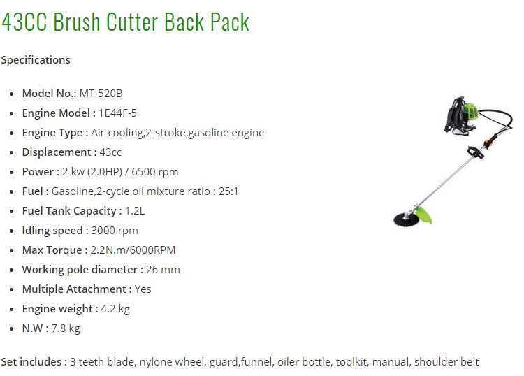 CHINTAMANI 2 hp 2 Stroke Air Cooled Brush Cutter_1