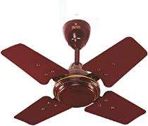 LUTON Regular 600 mm 4 Blades 55 W Brown Ceiling Fans_0