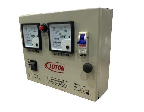 LUTON Single Phase 10 - 6500 A 230 V Motor Control Panel Iron Metal Body Oil Painted IP42_1