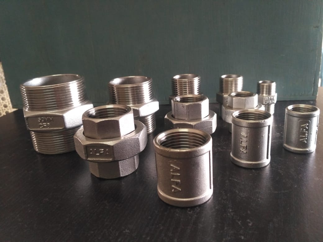 ALFA SS 304 Hex Nipples 8 - 50 mm_1