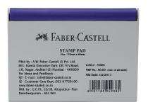 FABER CASTELL Stamp Pad Dye Ink/Rubber Blue 110 x 69 mm_0