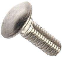 M12 Mild Steel Round Head Bolts 4.6 45 mm_0