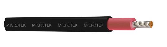 Microtek dc4sqmm 1 Core 4 sqmm Multistrand Tinned Copper Solar DC Cable DIN53387 Black 100 m_0