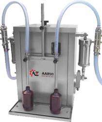 Aarvi Engineering Liquid Semi Automatic Filling Machine AESFM100_0