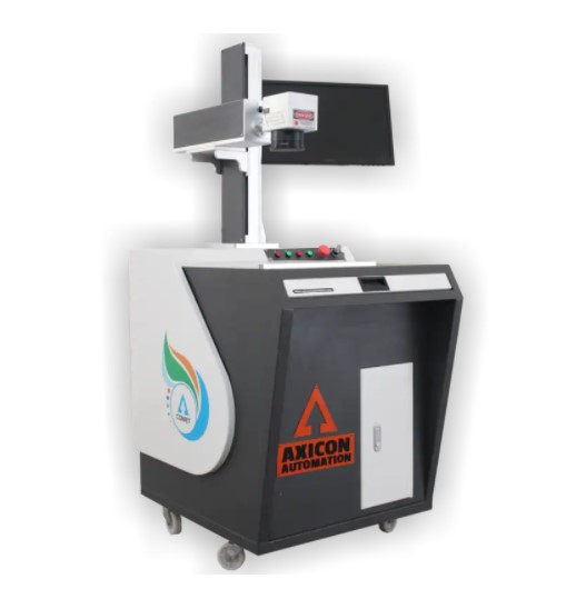 AXICON AUTOMATION Semi Automatic Fiber Laser Marking Machine_0