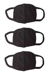 Latex Free Nose Masks Standard Black_0