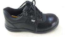 COFFER SAFETY M1024 Leather Rubber Toe Safety Shoes Black_0