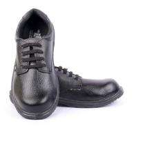 Hillson U4 Synthetic Leather Rubber Toe Safety Shoes Black_0