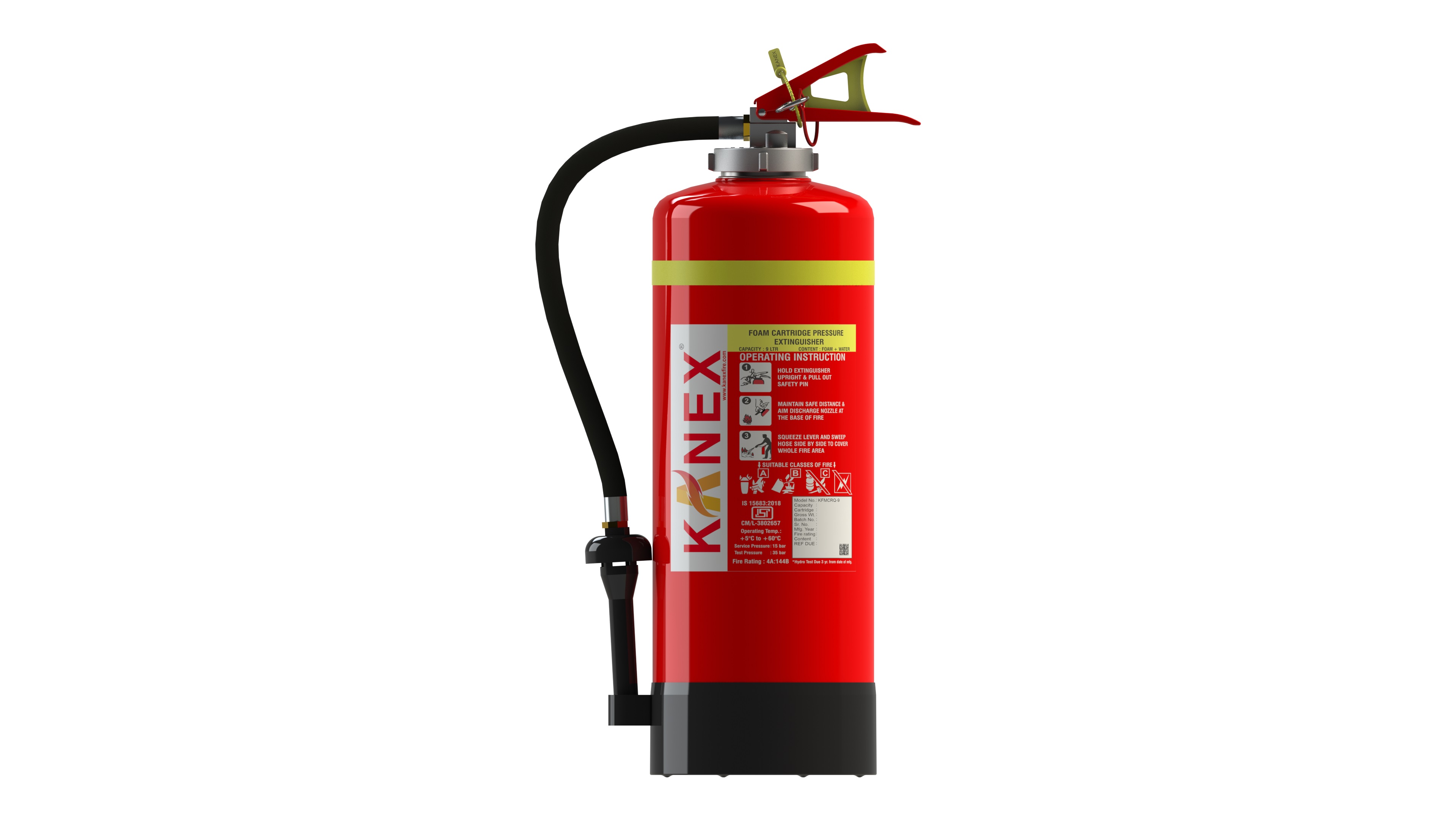 Yellow sale fire extinguisher