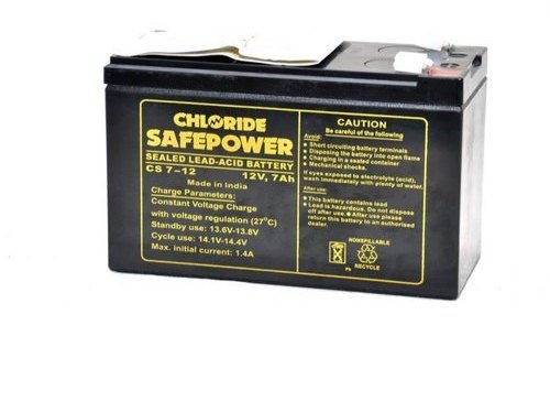EXIDE CS7-12 SMF 12 V 7 Ah Lead Acid Batteries_1