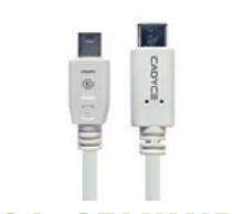 Cadyce CA-C5MINIB Type C to 5 Pin Mini B 1, 2 m USB Cables_0