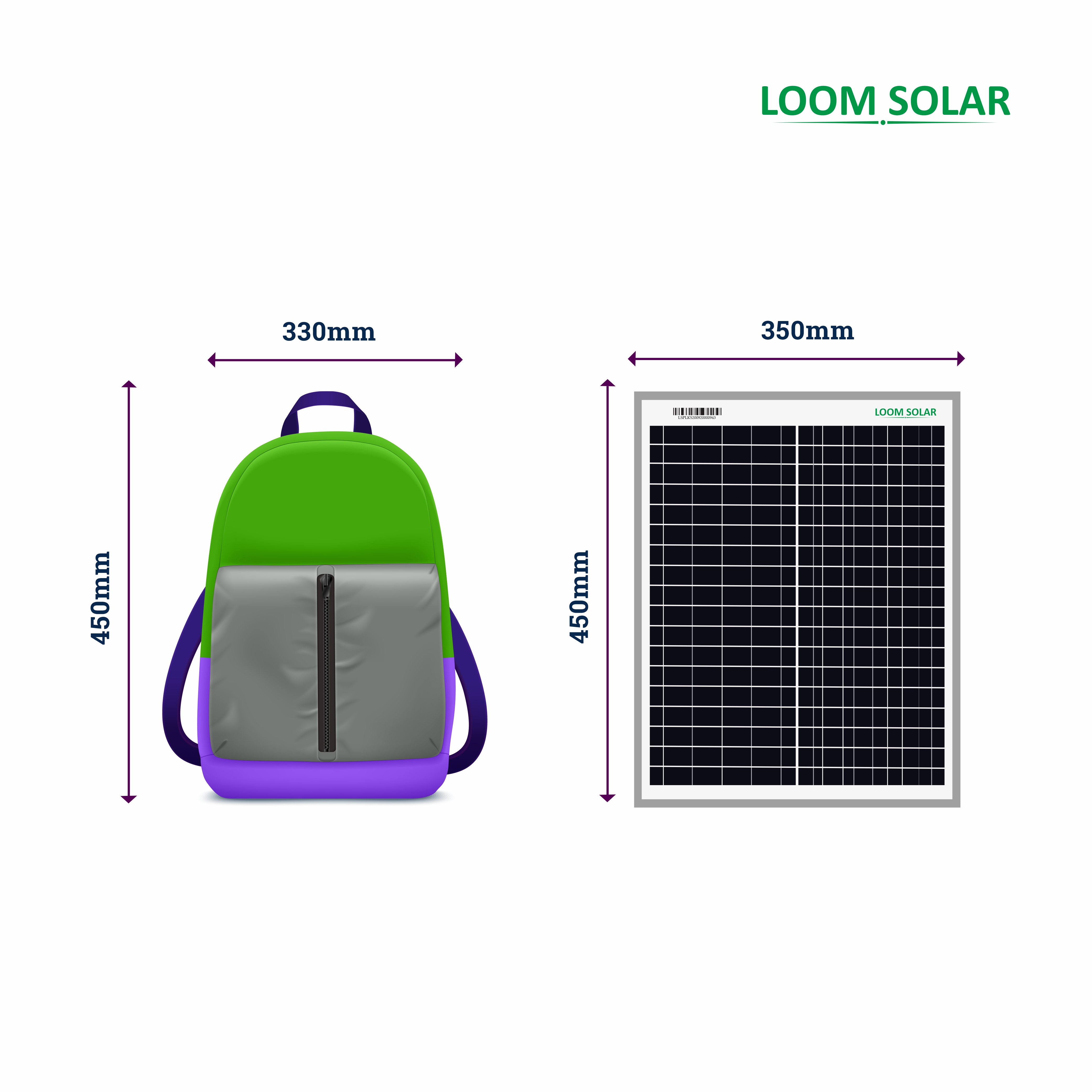 LOOM SOLAR 20 W Solar Panel_3