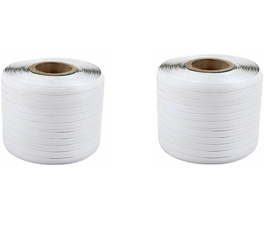 Akriti Strapping Rolls White Polypropylene 6 mm_2