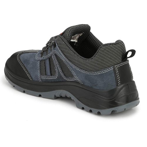 RAMER RMRB01 Suede, Tango Textured Leather Polymer Toe Safety Shoes Blue_2