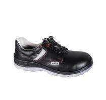 AXIS AX 903 Leather Steel Toe Safety Shoes Black_0
