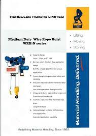 INDEF 1 - 3 ton Both Electric Hoist 3.3 - 5 m/min WRH N_1
