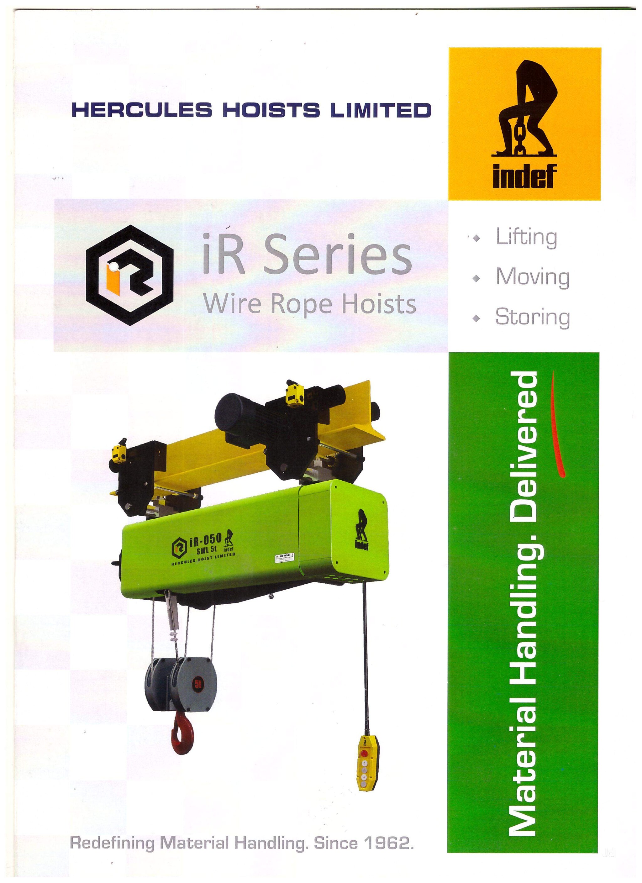 INDEF 1 - 20 ton Both Electric Hoist 3 - 8 m/min IR_2