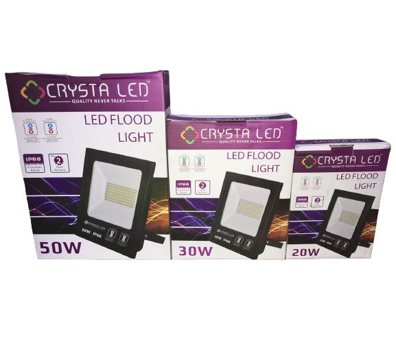 Crysta 20 W White IP66 2200 Lumen LED Flood Lights_1