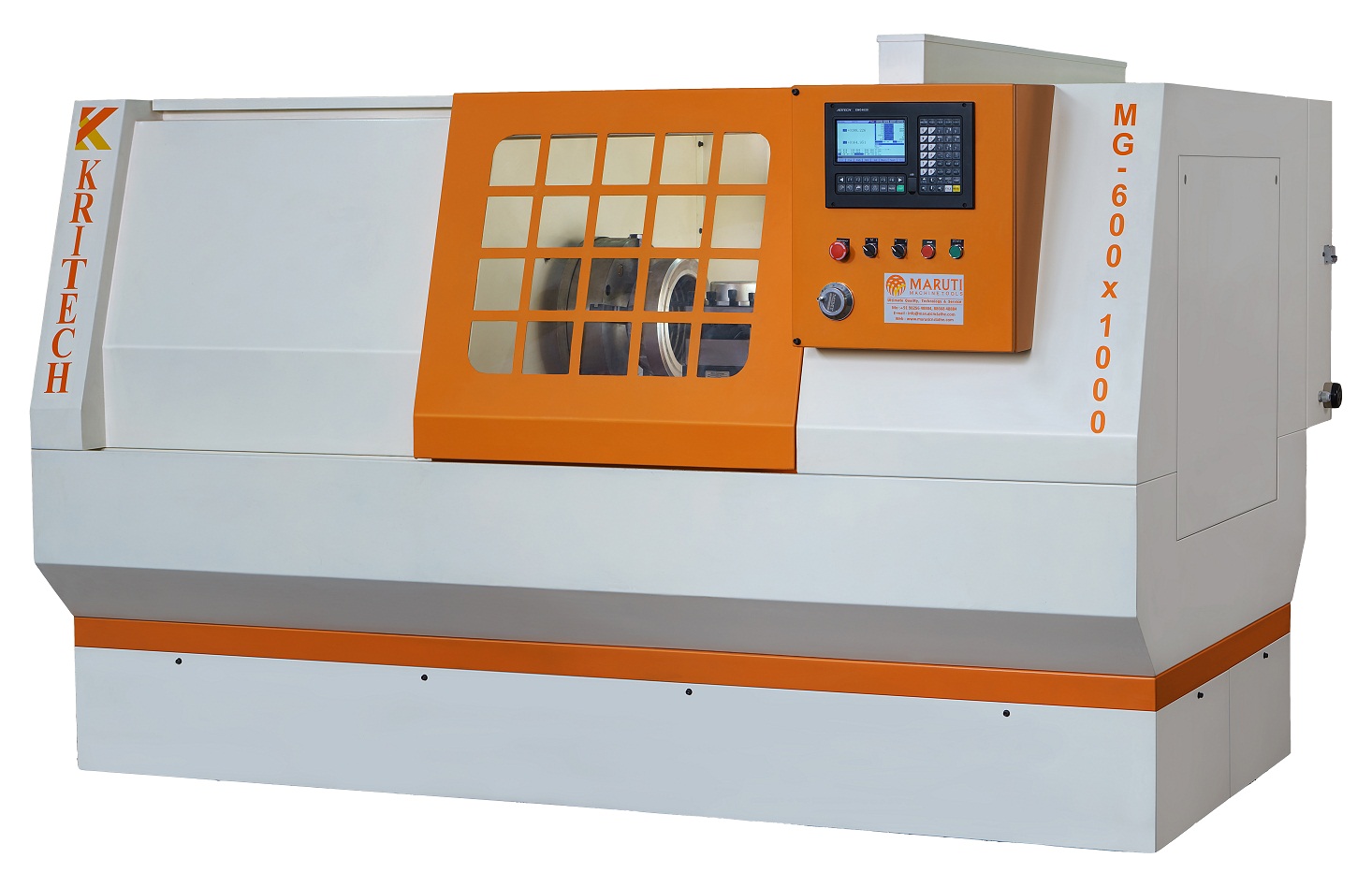 KRITECH CNC Lathe Machine 7.5 kW 180 - 2250 rpm_2