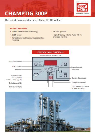Ador TIG Welding Machine Champtig 300P 415 V_1