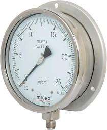 MICRO PRE TEMP Upto 1400 kg/cm2 Pressure Gauge 63 mm_0