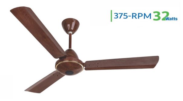 AGATE Standard 900 mm 3 Blades 32 W White, Brown Ceiling Fans_1