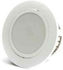 Venture 15 W Round Cool White LED Panel Lights Recessed Mounted_0