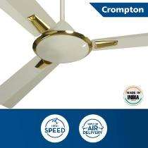Crompton Standard 1200 mm 3 Blades 74 W White Ceiling Fans_0