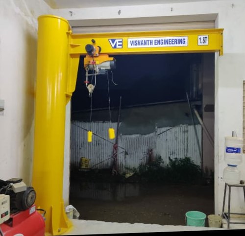 Vishanth Engineering Upto 5 ton Motorized Floor Mounted Jib Crane_1