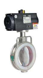 AIRA 2 - 12 inch Pneumatic WCB Butterfly Valve FEP_0