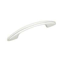 Stainless Steel Curved Door Handles Nickel Finish_0