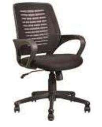 ALMA Revolving Black 985 x 635 x 605 mm Office Chairs_0