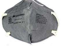 3M Disposable Cotton Nose Masks Standard 9000ING Grey_0