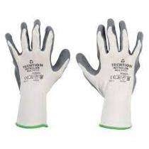 Techtion Material Handling Cotton Safety Gloves Nitrilon Multipro L_0