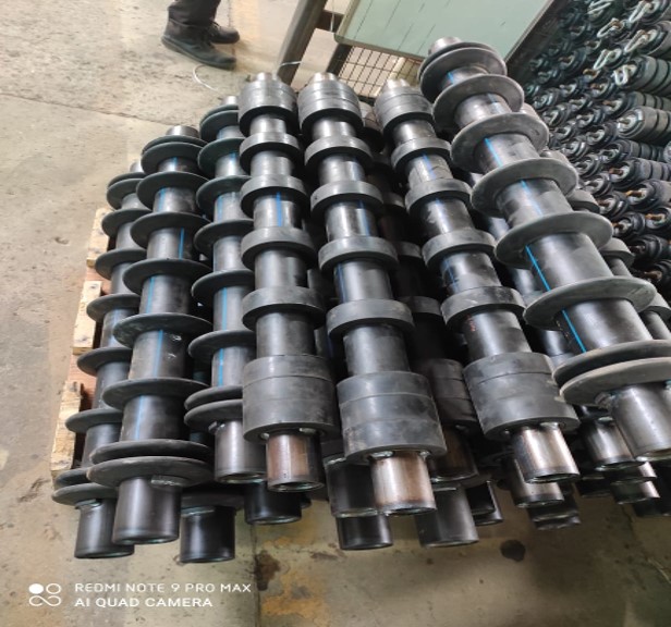 PECPL Self Cleaning 75 - 219 mm Conveyer Rollers 5 ton As per Requirement_1