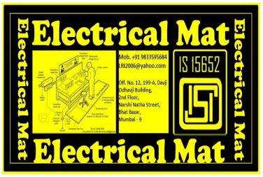 Blue, Black, Red Electrical Rubber Mats 2 m_1