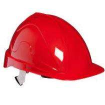 Polycarbonate Red Regular Safety Helmets_0