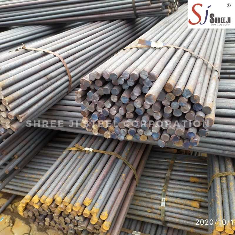 shree ji 10 mm Round Carbon Steel Bar IS 2062 16 ft_1