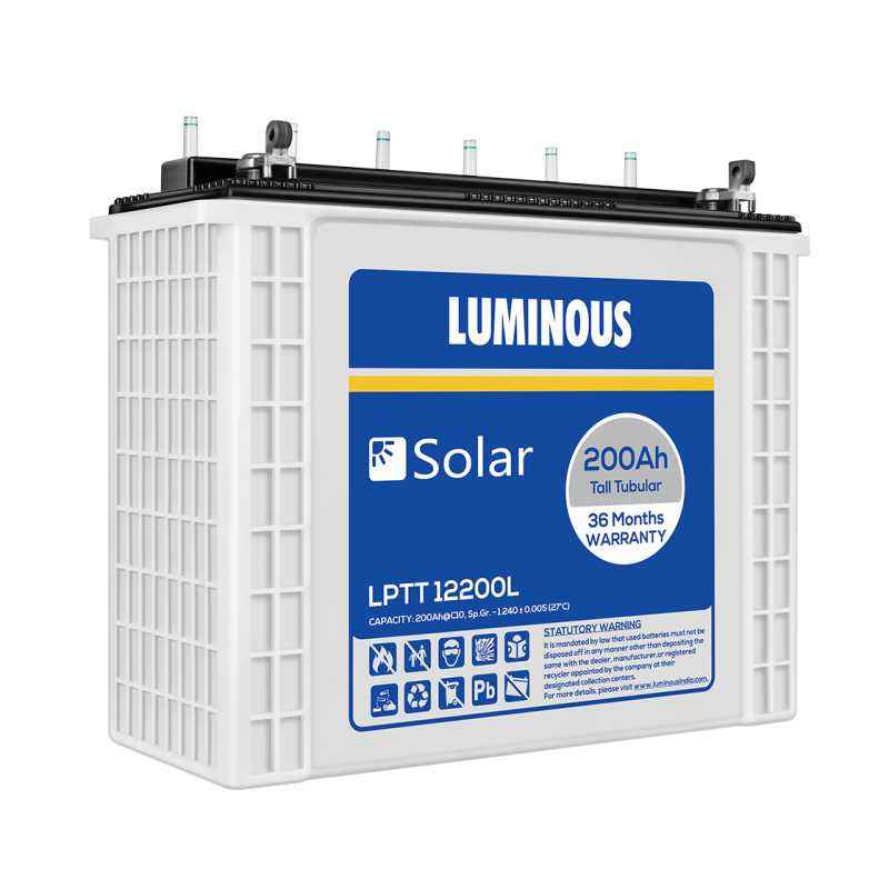 LUMINOUS LPTT12200L Sealed 12 V 200 Ah Lead Acid Batteries_2