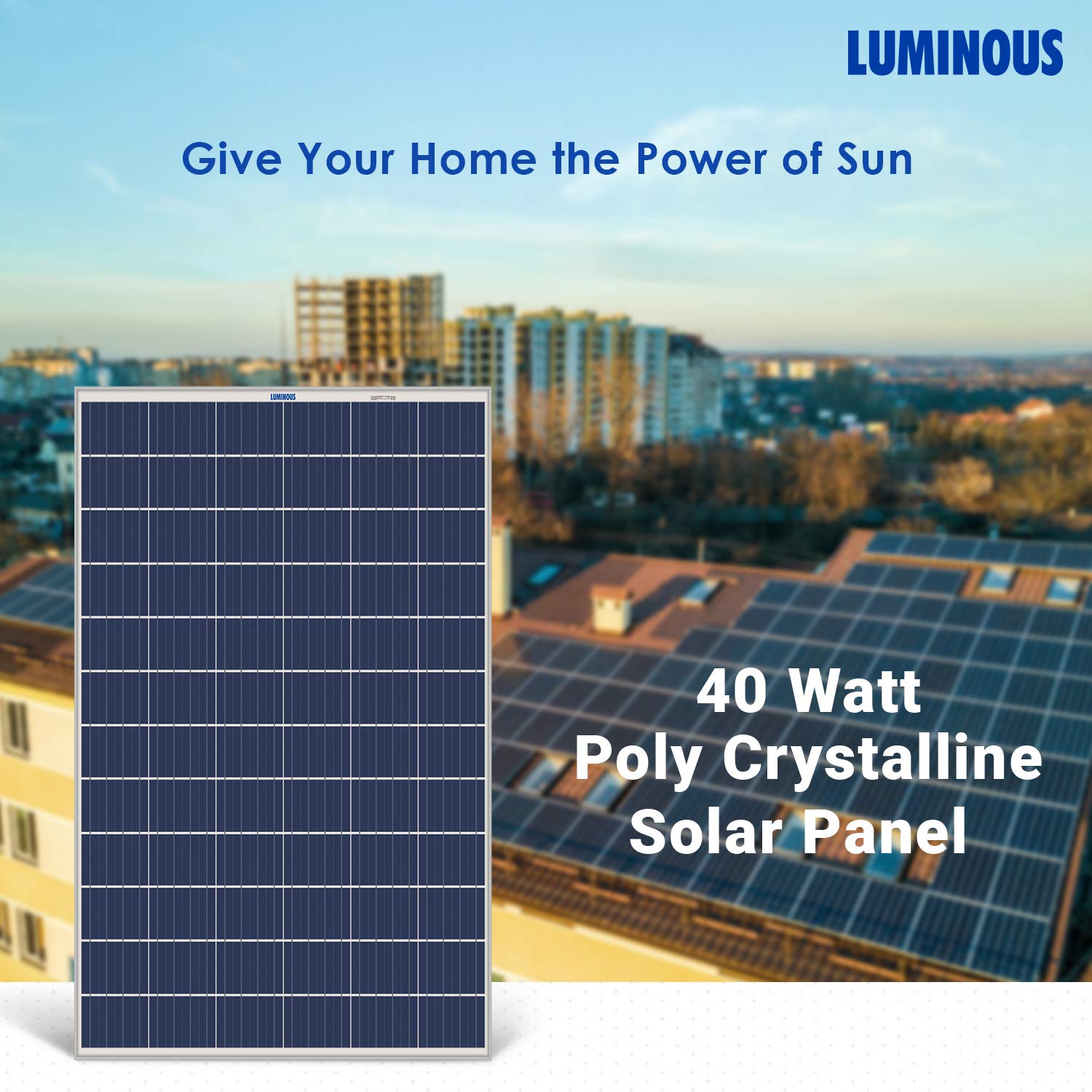 LUMINOUS 40 W Solar Panel_2