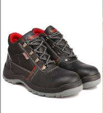 WILD BULL Real Leather Steel Toe Safety Shoes Black_0