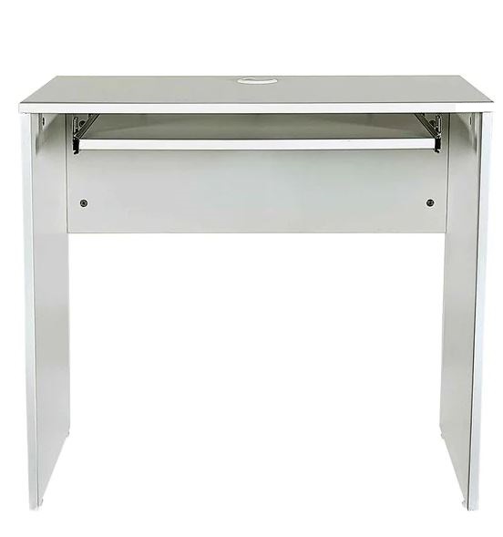 KOFS Computer Office Tables White Pre Laminated Particle Wood_1