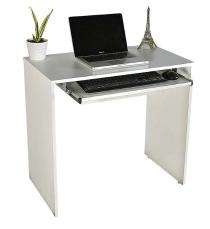 KOFS Computer Office Tables White Pre Laminated Particle Wood_0