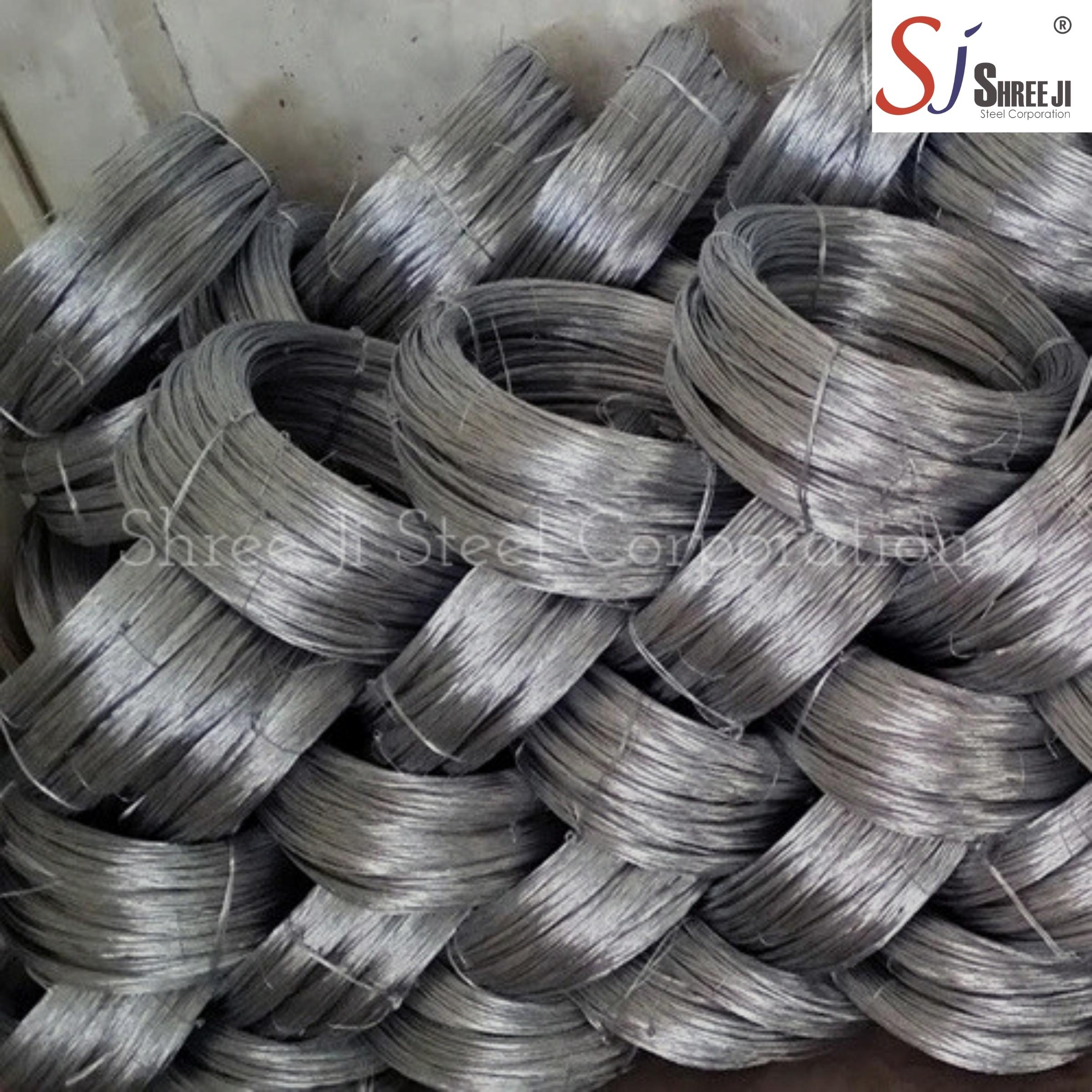 Shreeji 21 SWG Mild Steel Binding Wires IS 4826 0.0046 kg/m_2