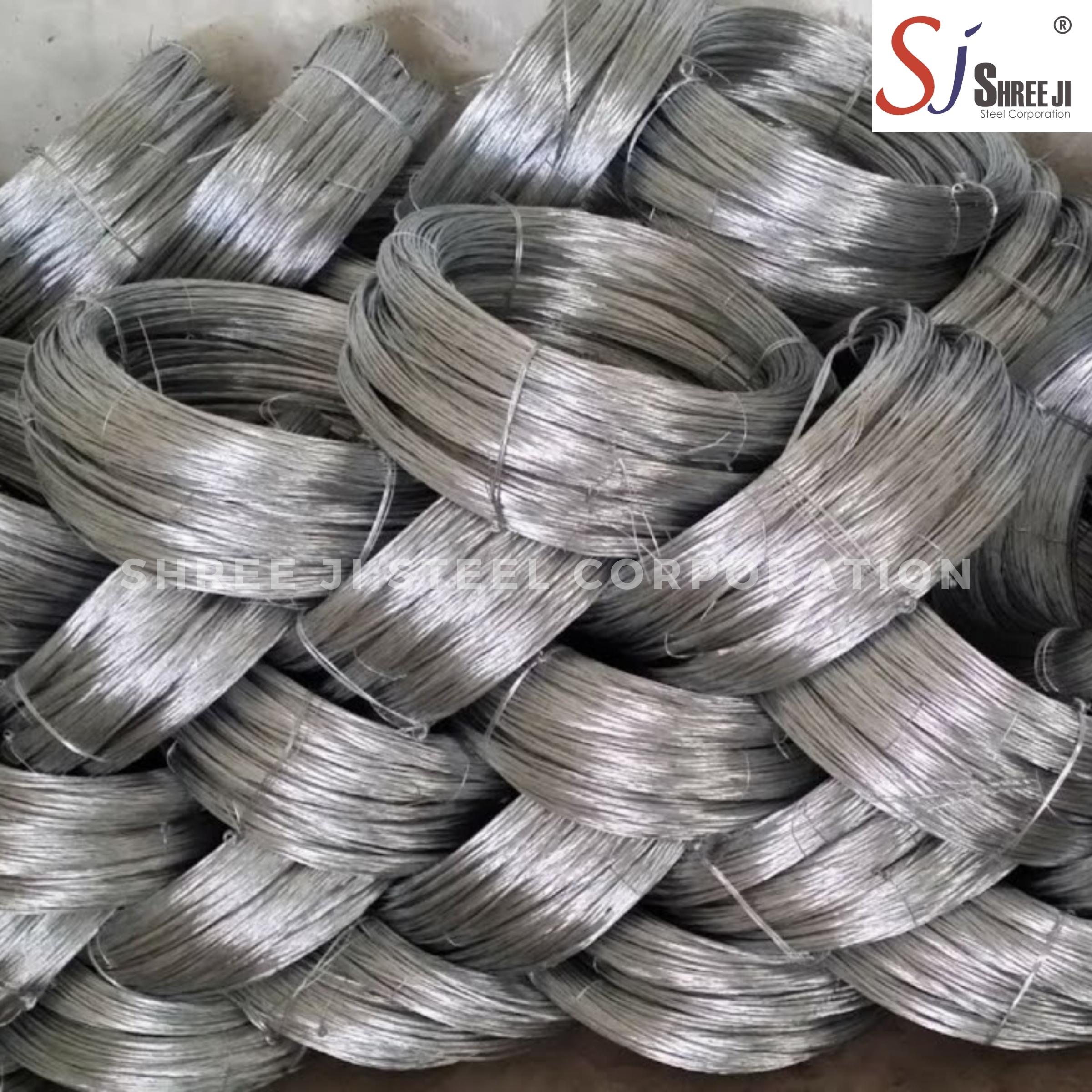 Shreeji 21 SWG Mild Steel Binding Wires IS 4826 0.0046 kg/m_3