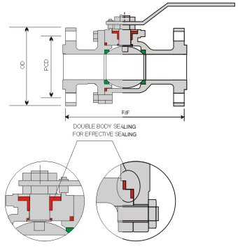 Manual SS Ball Valves 65 mm Flange PN 1.6_1