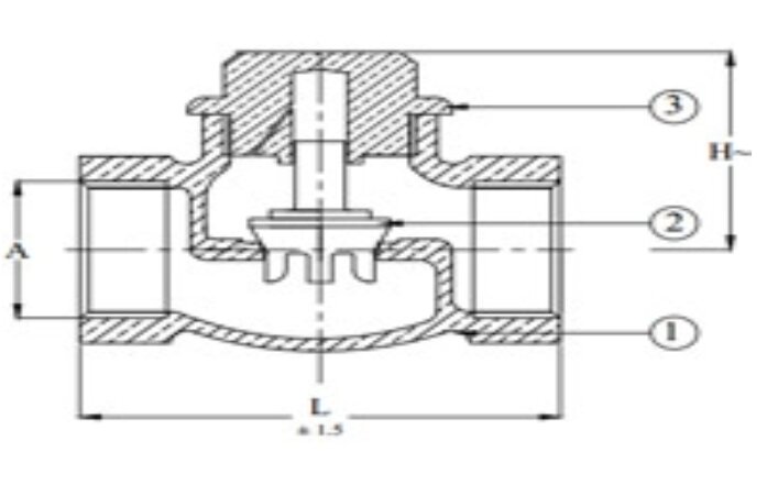 Bronze Check Valves Q-54 25 mm_1