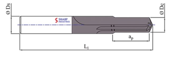 Sharp Industries 20 mm Drill Bits Step SRD-34S-SX 120 mm_1