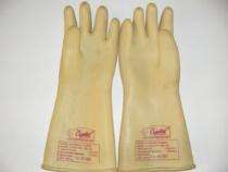 Electric Shock Proof PVC Safety Gloves Free Size_0