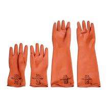 Diamond Orange PVC Safety Gloves Free Size_0